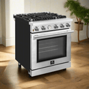 Forno Alta Qualita 30" Pro-Style Freestanding Gas Range - FFSGS6228-30S