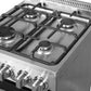 Forno 20″ Lamazze Gas Range with 4 Sealed Burners - FFSGS6265-20