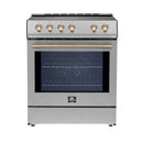 FORNO Leonardo Espresso 30" Slide-In Electric Induction in Stainless-Steel - FFSIN0982-30