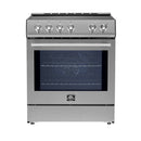 FORNO Leonardo Espresso 30" Slide-In Electric Induction in Stainless-Steel - FFSIN0982-30