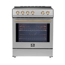 FORNO Leonardo Espresso 30" Slide-In Electric Induction in Stainless-Steel - FFSIN0982-30