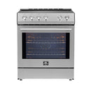 FORNO Leonardo Espresso 30" Slide-In Electric Induction in Stainless-Steel - FFSIN0982-30