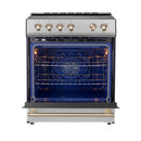 FORNO Leonardo Espresso 30" Slide-In Electric Induction in Stainless-Steel - FFSIN0982-30
