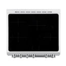 FORNO 2-Piece Appliance Package - 30-Inch Slide-In Induction Range and 36-Inch French Door Refrigerator in White with Stainless Steel Handle FBDL-014-08CAUS - MyBBQDirect