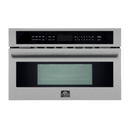 FORNO Capoliveri 30 Inch Stainless-Steel 1000 Watts Microwave Drawer 1.2 cu.ft. - FMWDR3000-30