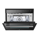 FORNO Oliena Espresso Black 24″ 1750 Watt Compact Oven & 1000 Watt Microwave, 1.6 cu. ft. - FMWDR3093-24BLK