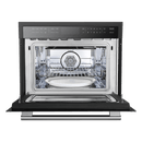 FORNO Oliena Espresso Black 24″ 1750 Watt Compact Oven & 1000 Watt Microwave, 1.6 cu. ft. - FMWDR3093-24BLK