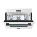 FORNO Oliena Espresso Black 24″ 1750 Watt Compact Oven & 1000 Watt Microwave, 1.6 cu. ft. - FMWDR3093-24BLK