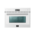 FORNO Oliena Espresso Black 24″ 1750 Watt Compact Oven & 1000 Watt Microwave, 1.6 cu. ft. - FMWDR3093-24BLK