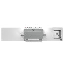 FORNO Bulnes Outdoor Kitchen 30-Inch BBQ 60,000 BTU, with Sear, Rotisserie Infrared Burners, 1.8 Cu.Ft. Beverage Center, & Black/White Countertops - MyBBQDirect