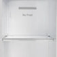 Interior view of the FORNO 33-inch side-by-side refrigerator in stainless steel, displaying organized shelving, spacious compartments, and door bins for efficient food storage.