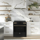 FORNO 2-Piece Appliance Package - 30-Inch Induction Range and 30-Inch French Door Refrigerator in Black with Stainless Steel Handle FBDL-015-15CAUS - MyBBQDirect