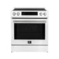 FORNO 31-Inch Refrigerator with Right Hinge in White – Front view showcasing its sleek, minimalist white exterior with ergonomic handle design.
