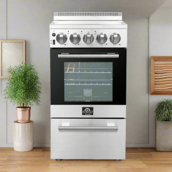 forno 20 inch electric range placed indoors