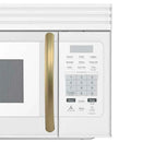 Close-up of Forno FOTR3007 30-Inch Over-the-Range Microwave White model’s control panel and display