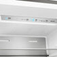 Front view of FORNO Maderno Convertible Refrigerator-Freezer with integrated digital control panel, showcasing sleek stainless steel French doors and precise temperature controls.