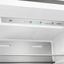 Close-up of digital control panel on FORNO Maderno Convertible Refrigerator-Freezer, featuring touch controls and temperature display for precise cooling settings.
