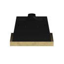 Rear view of the Forno Vittorio Wall Mount Range Hood, showing the venting outlet and mounting structure designed for secure wall installation and efficient air duct connection.