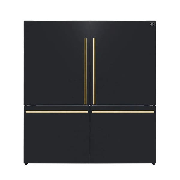 FORNO Milano Espresso Package - 62-Inch, 34.4 cu. ft. Refrigerators with Bottom Freezers - MyBBQDirect