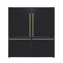 FORNO Milano Espresso Package - 62-Inch, 34.4 cu. ft. Refrigerators with Bottom Freezers - MyBBQDirect