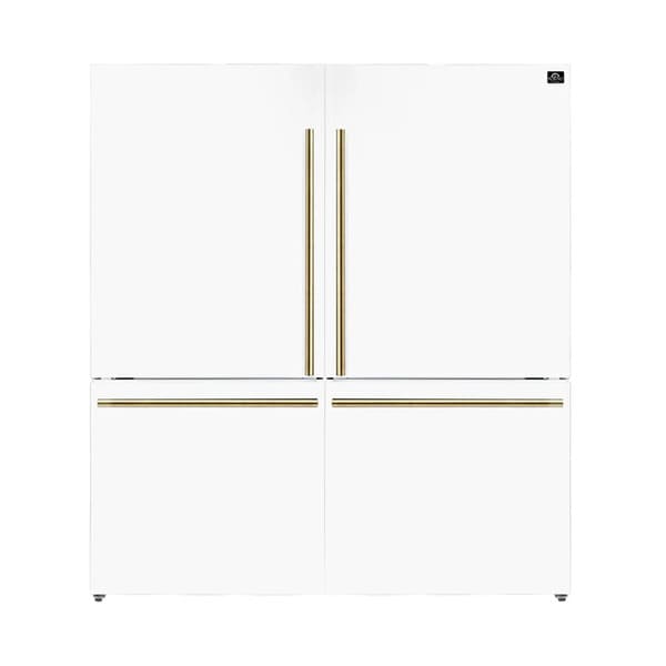 FORNO Milano Espresso Package - 62-Inch, 34.4 cu. ft. Refrigerators with Bottom Freezers - MyBBQDirect