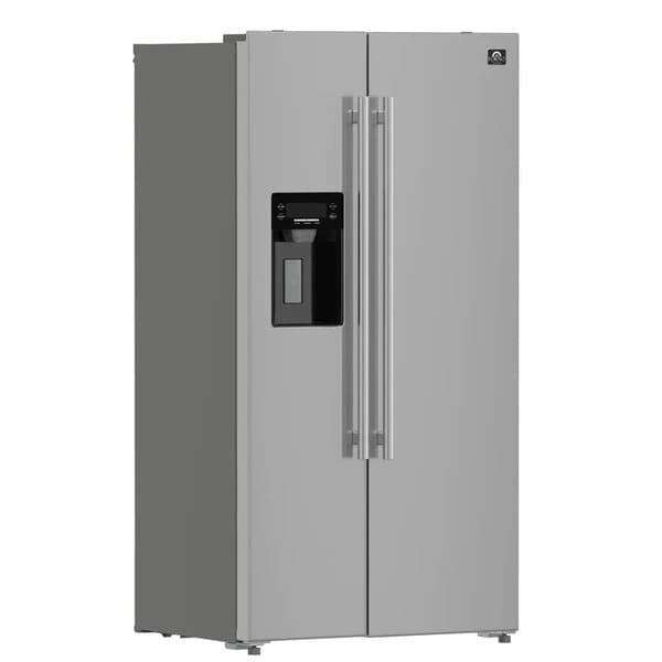 FORNO 2-Piece Appliance Package - 30-Inch Electric Range and 36-Inch Side by Side Refrigerator with Water Dispenser in Stainless Steel FBDL-013-04CAUS - MyBBQDirect