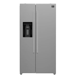 FORNO 2-Piece Appliance Package - 30-Inch Electric Range and 36-Inch Side by Side Refrigerator with Water Dispenser in Stainless Steel FBDL-013-04CAUS - MyBBQDirect