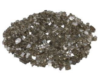 Majestic bronze fire glass media
