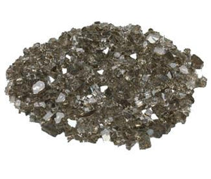 Majestic bronze fire glass media