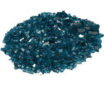 Majestic sapphire fire glass media