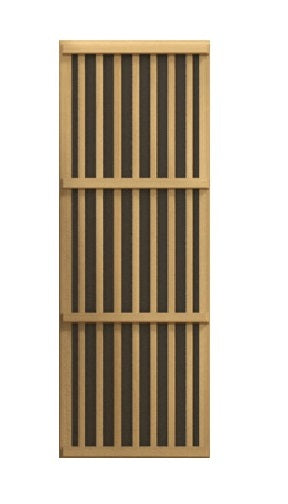 Golden Designs Maxxus 3-Person Corner Low EMF Under 8MG FAR Infrared Sauna Canadian Hemlock - MX-J306-02S