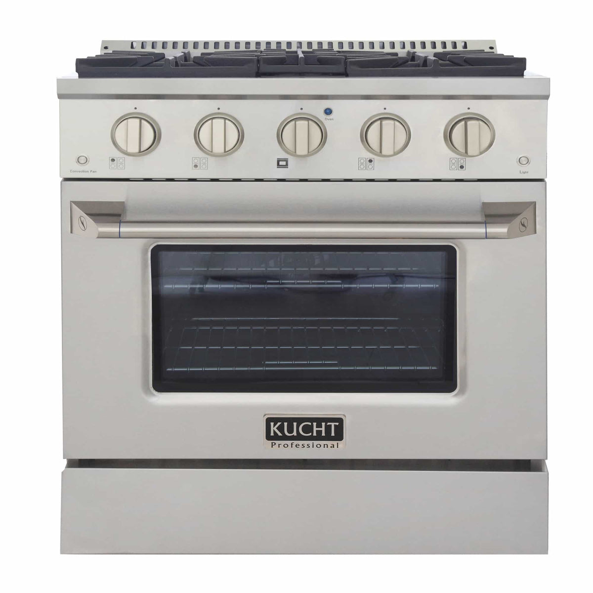 Kucht 30-Inch Pro-Style Dual Fuel Range in Stainless Steel KDF302-S