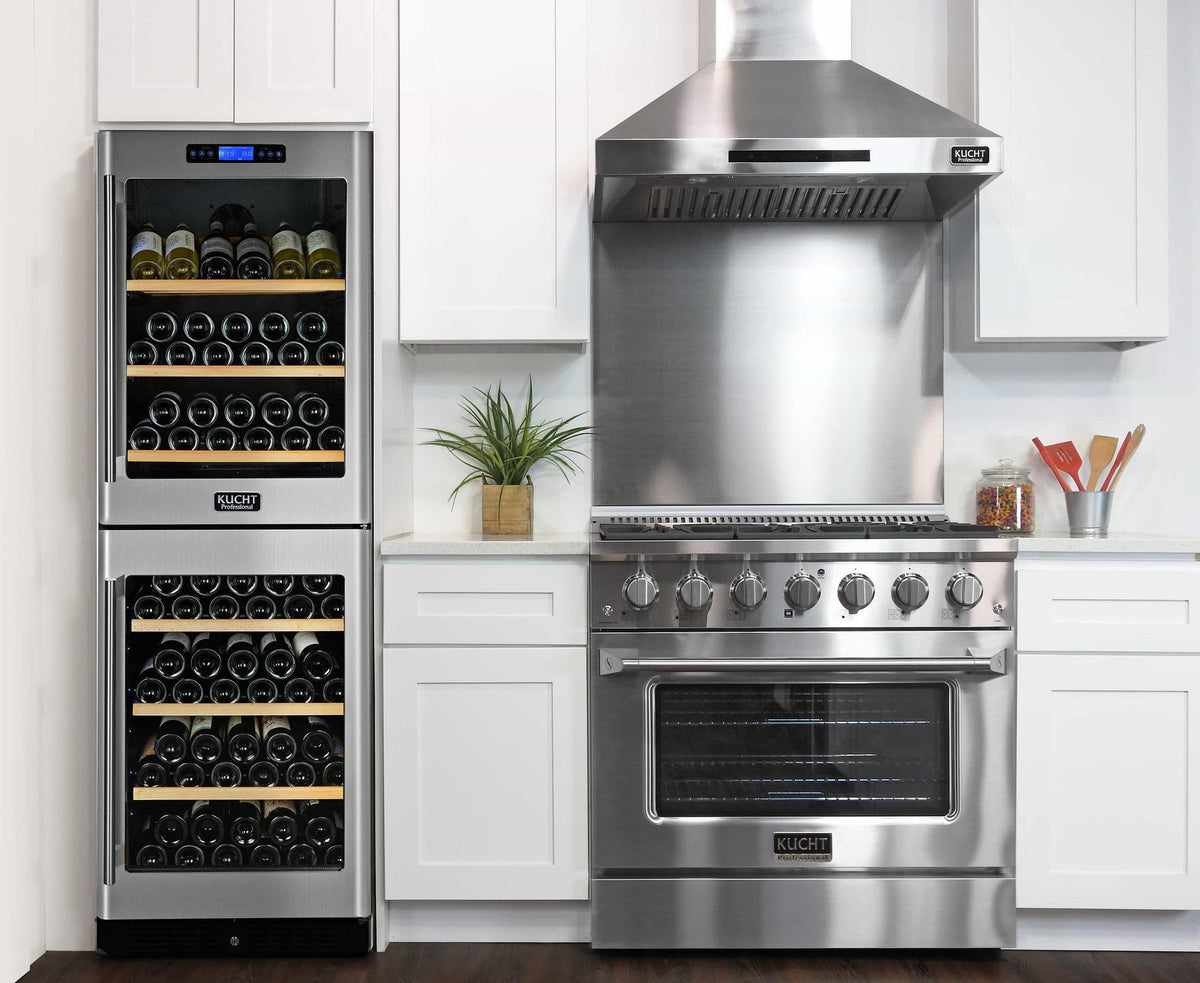 Kucht 36-Inch Pro-Style Dual Fuel Range in Stainless Steel KDF362-S