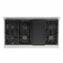 Kucht 4-Piece Appliance Package - 48" Dual Fuel Range, 36" Panel Ready Refrigerator, Wall Mount Hood, & Panel Ready Dishwasher