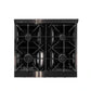 KUCHT Gemstone Professional 30-Inch 4.2 Cu. Ft. Dual Fuel Range for Propane Gas with Sealed Burners and Convection Oven in Titanium Stainless Steel KED304/LP