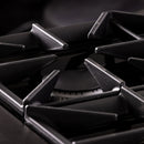 KUCHT Gemstone Professional 36-Inch 5.2 Cu. Ft. Dual Fuel Range for Natural Gas with Sealed Burners and Convection Oven in Titanium Stainless Steel KED364