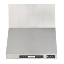 Kucht 36-Inch Wall Mounted Range Hood 900 CFM in Stainless Steel & Silver KRH3621A