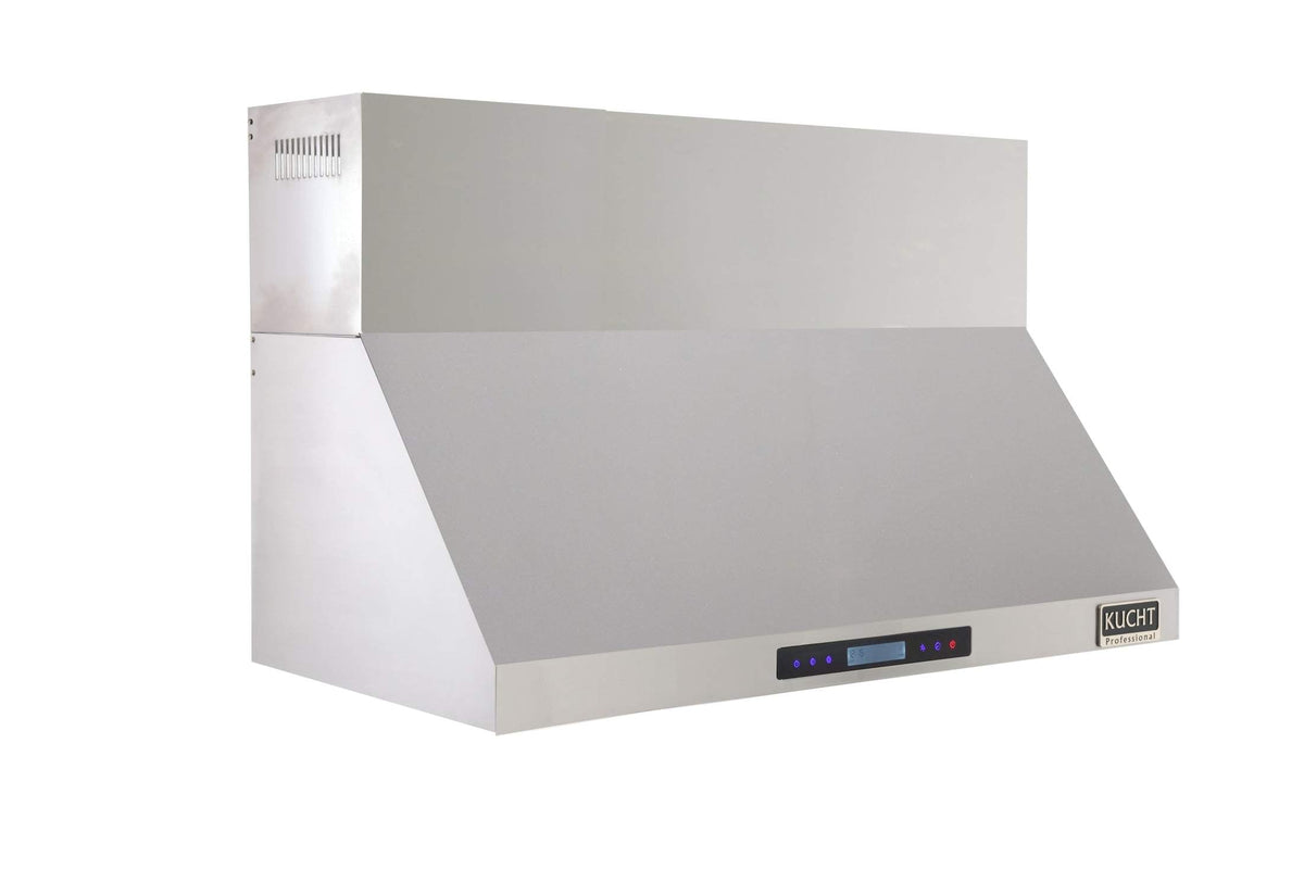Kucht 48-Inch Wall Mounted Range Hood 1200 CFM in Stainless Steel & Silver KRH4821A
