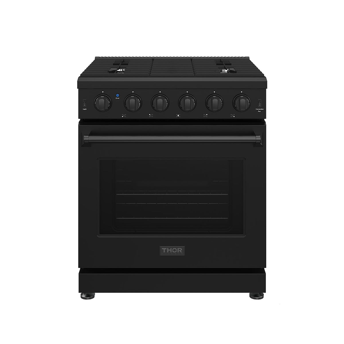 Thor Kitchen 30 Inch L-Series Professional Gas Range in Black