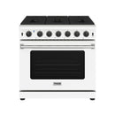 Thor Kitchen 36 Inch L-Series Professional Gas Range in White