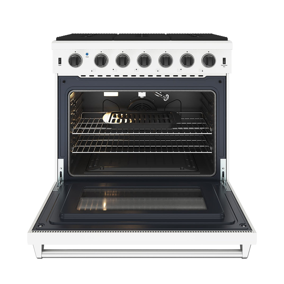 Thor Kitchen 36 Inch L-Series Professional Gas Range in White (LRG3601UW)