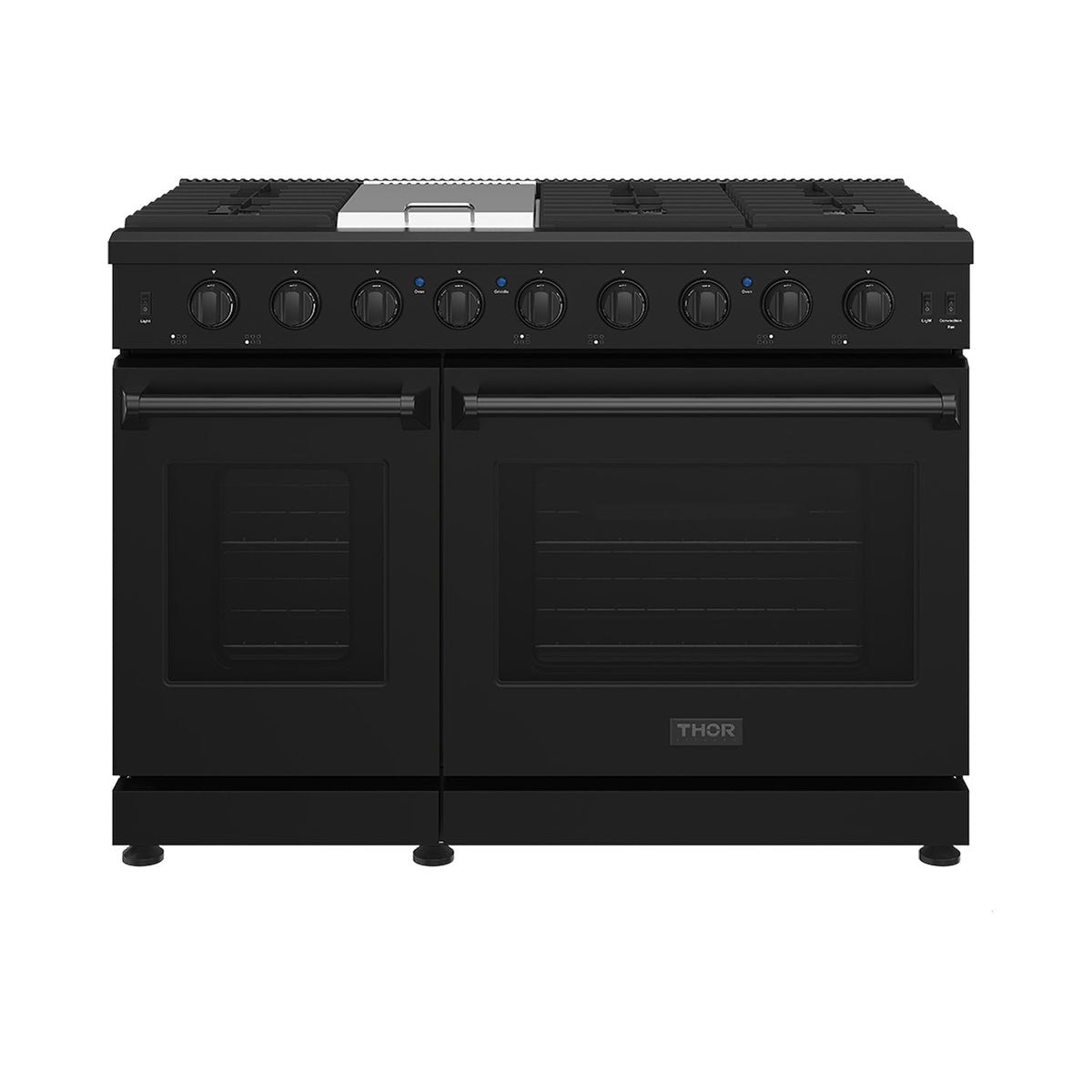 Thor Kitchen 48 Inch L-Series Professional Gas Range in Black (LRG4807UB)