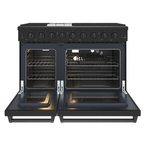 Thor Kitchen 48 Inch L-Series Professional Gas Range in Black (LRG4807UB)