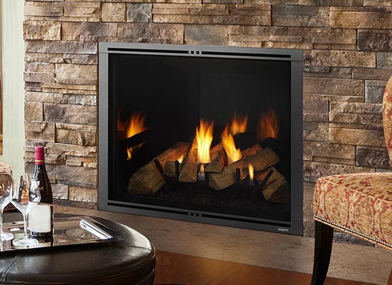 Majestic Marquis II direct vent gas fireplace