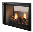 Monessen Lo-Rider see-through firebox with Natural Blaze log set, unit only