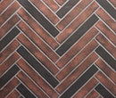 Monessen Attribute vent-free firebox multitonal brown herringbone brick liner