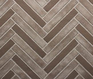 Monessen Attribute vent-free firebox multitonal gray herringbone brick liner
