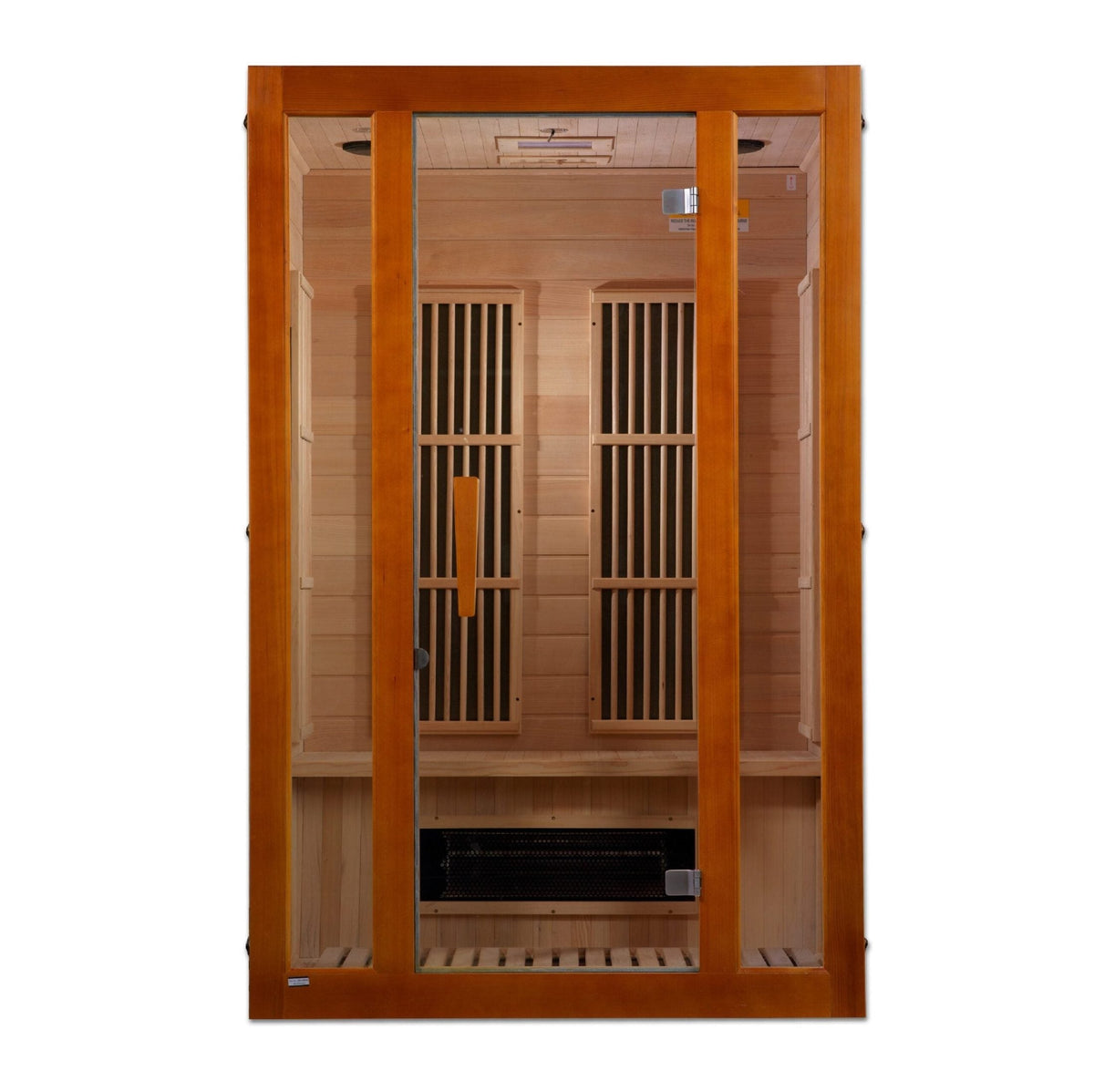 Golden Designs Maxxus 2-Person Low EMF Under 8MG FAR Infrared Sauna Canadian Hemlock - MX-J206-02S