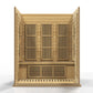 Golden Designs Maxxus 3-Person Near Zero EMF Under 2MG FAR Infrared Sauna Canadian Hemlock - MX-K306-01-ZF