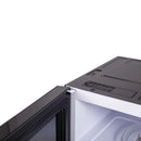 Composite view of Forno Padula 30-Inch Over-the-Range Microwave featuring front and angled perspectives with stainless steel finish.